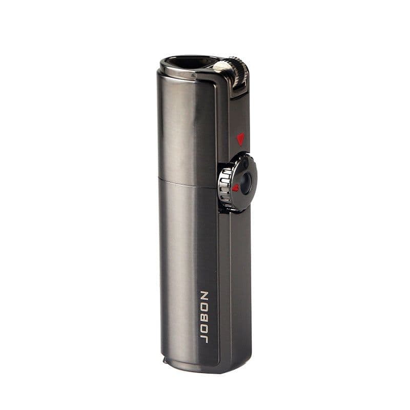 image-ZB307 Three Straight Cigar Moxa Stick Straight Gas Lighters Miniature Welding Gun With Cigar Hole