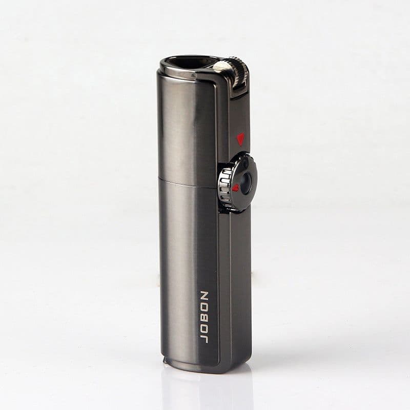 image-ZB307 Three Straight Cigar Moxa Stick Straight Gas Lighters Miniature Welding Gun With Cigar Hole