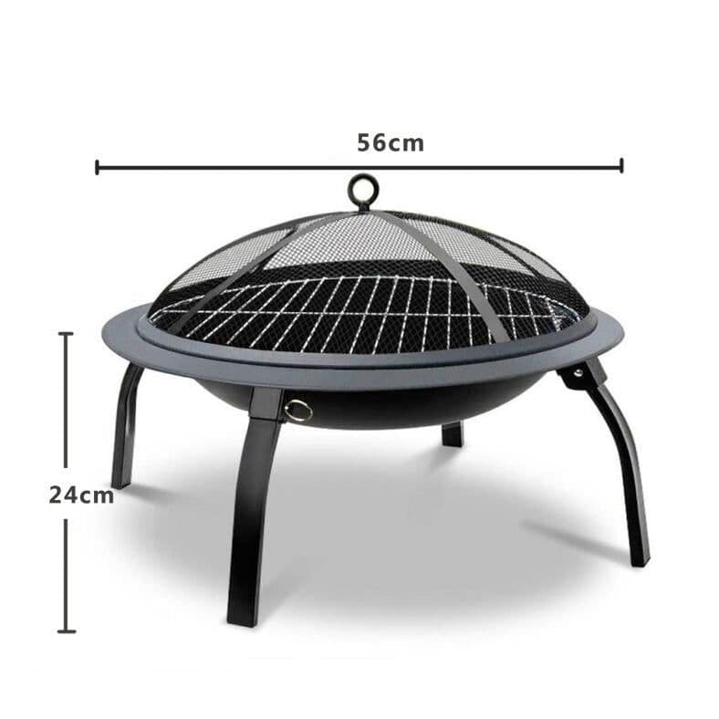 image-Folding BBQ Grill Outdoor CampStove Portable Barbecue Grill Household Charcoal Heating Brazier Charcoal Stove Indoor Roasting Stove