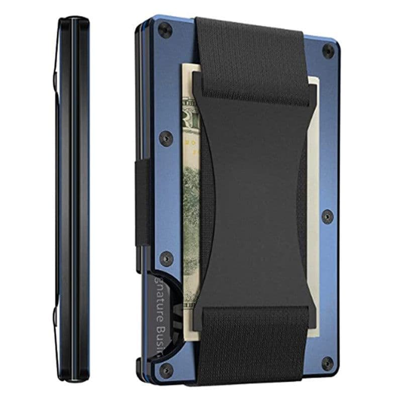 image-New Metal Card Bag Carbon Fiber Wallet Wallet RFID Anti-theft Swiping Blocking Technology