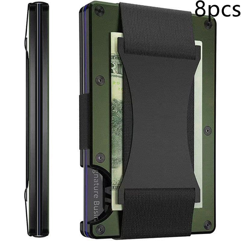 image-New Metal Card Bag Carbon Fiber Wallet Wallet RFID Anti-theft Swiping Blocking Technology