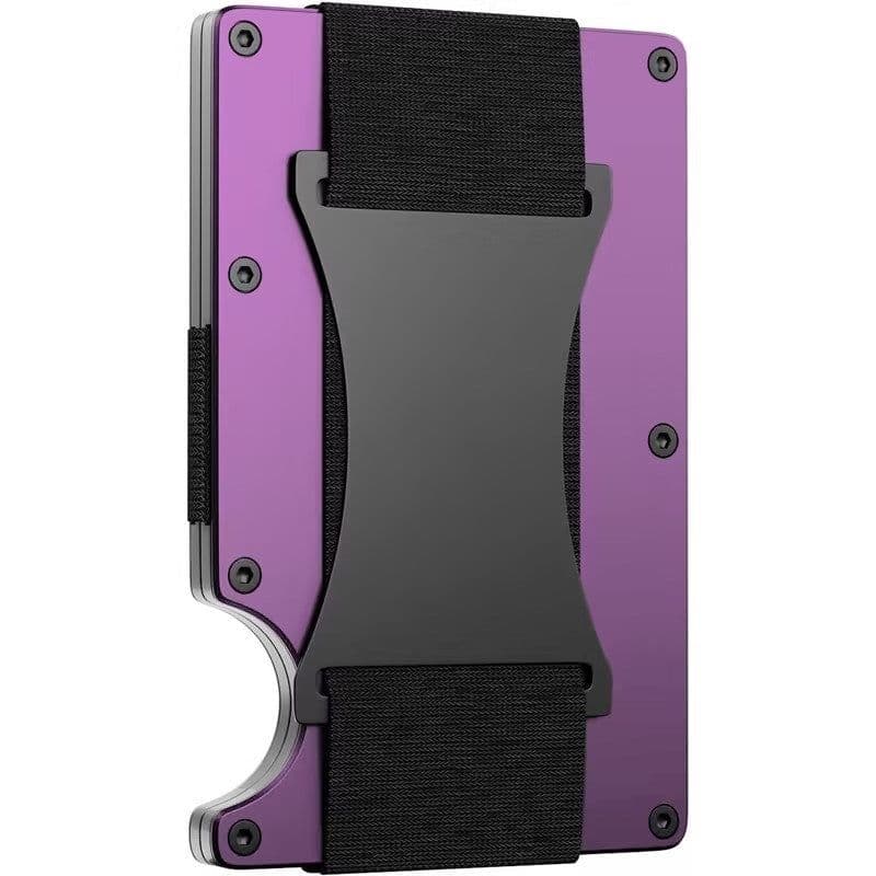 image-New Metal Card Bag Carbon Fiber Wallet Wallet RFID Anti-theft Swiping Blocking Technology