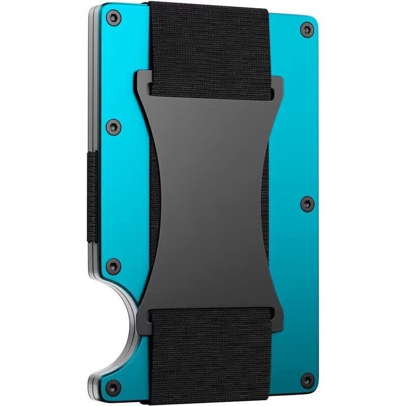 image-New Metal Card Bag Carbon Fiber Wallet Wallet RFID Anti-theft Swiping Blocking Technology