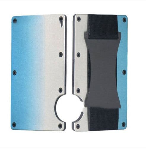 image-New Metal Card Bag Carbon Fiber Wallet Wallet RFID Anti-theft Swiping Blocking Technology
