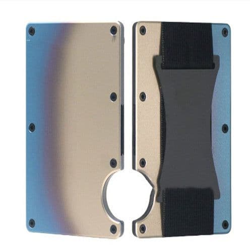 image-New Metal Card Bag Carbon Fiber Wallet Wallet RFID Anti-theft Swiping Blocking Technology