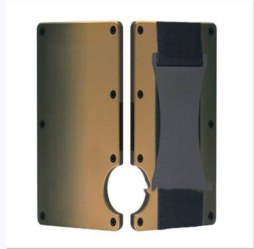 image-New Metal Card Bag Carbon Fiber Wallet Wallet RFID Anti-theft Swiping Blocking Technology