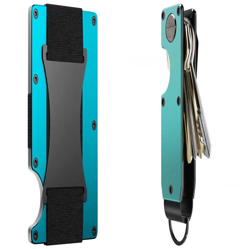 image-New Metal Card Bag Carbon Fiber Wallet Wallet RFID Anti-theft Swiping Blocking Technology