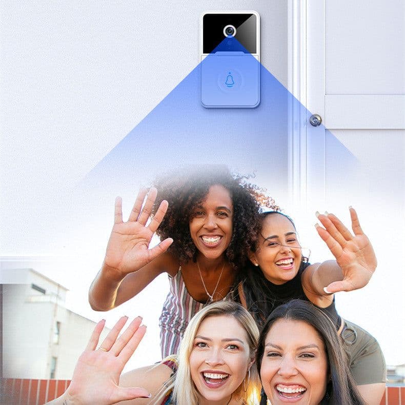 image-New Remote Monitoring HD Night Vision Sound Changing Door Smart Doorbell