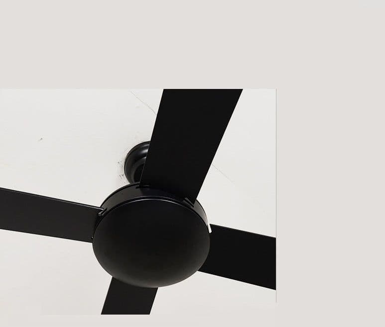image-Black American Retro Commercial Engineering Ceiling Fan Mute Fan