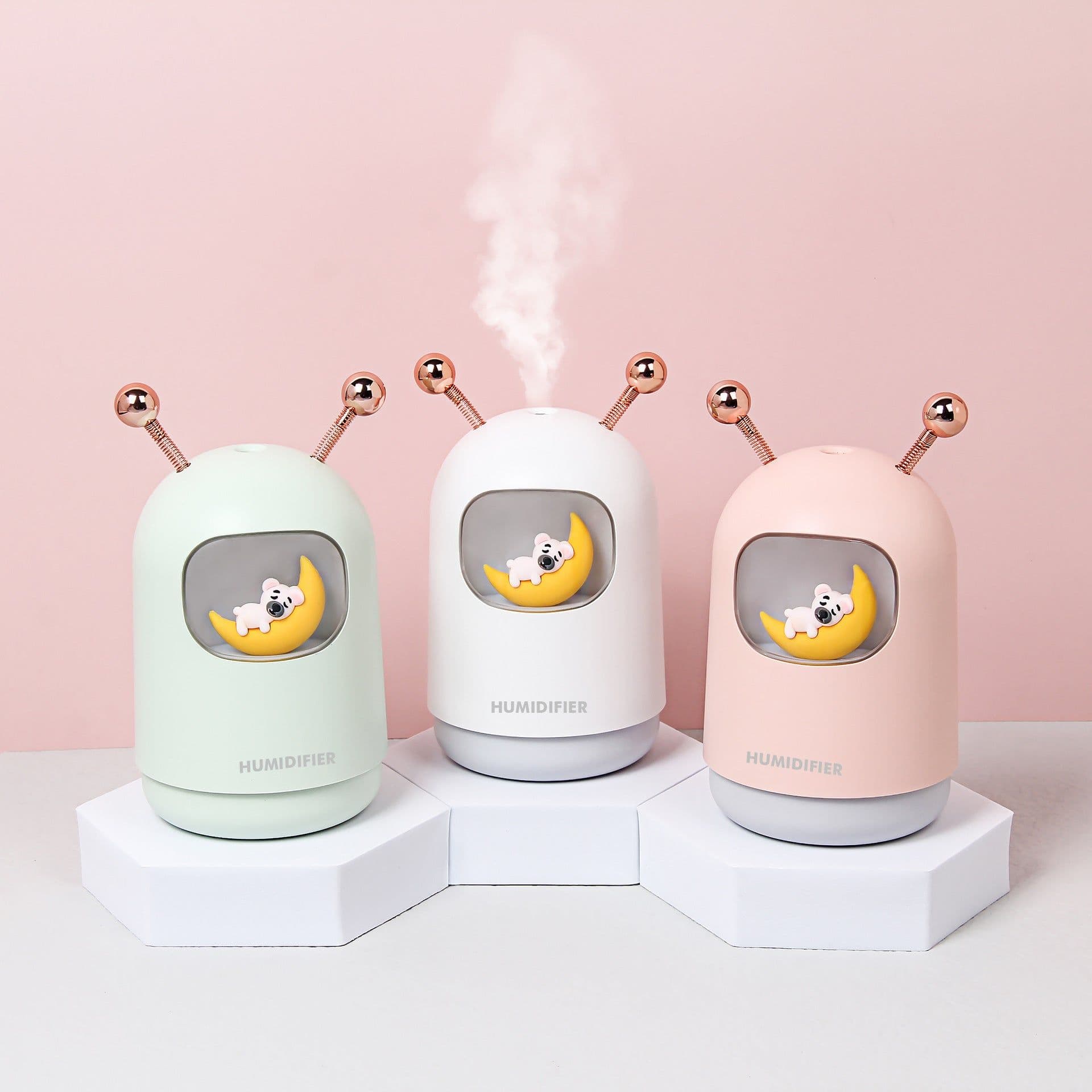 image-Cute Pet Humidifier Heavy Fog USB Mini Car Air Purifier Household Small Moisturizing Creative Humidifier