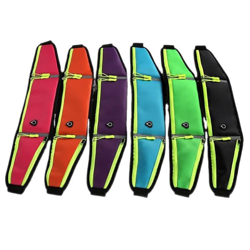 image-Cell Phone Exercise Belt Bag Outdoor Sports Mobile Phone Bag Waterproof Multifunctional
