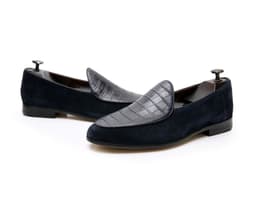 image-Loafers Men's Slip-on Genuine Leather Business Casual Leather Shoes