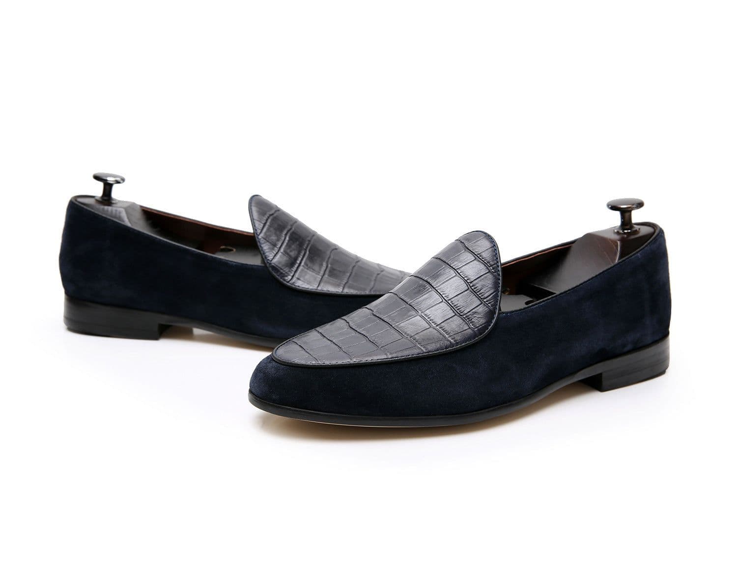 image-Loafers Men's Slip-on Genuine Leather Business Casual Leather Shoes