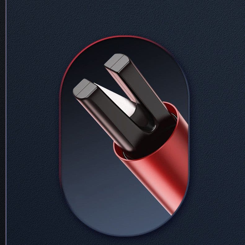 image-Tungsten Steel Head Car Window Breaking Machine Portable Emergency Alloy Tool Cutter Escape Safety Hammer