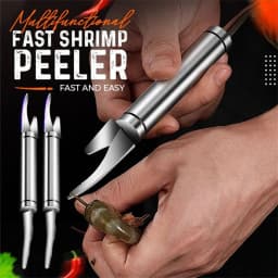image-Multifunctional Stainless Steel Shrimp Remover Shrimp Line Fish Maw Knife Fish Cutter Scissories Fish Scale Remover Kitchen Gadget Accessories Tools Creative Kitchen Tools