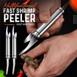 image-Multifunctional Stainless Steel Shrimp Remover Shrimp Line Fish Maw Knife Fish Cutter Scissories Fish Scale Remover Kitchen Gadget Accessories Tools Creative Kitchen Tools
