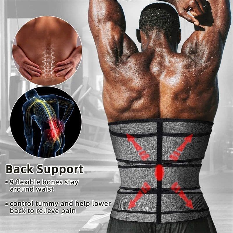 image-Shapewear Men's Sports Fitness Waist Belt Corset Slimming Belt