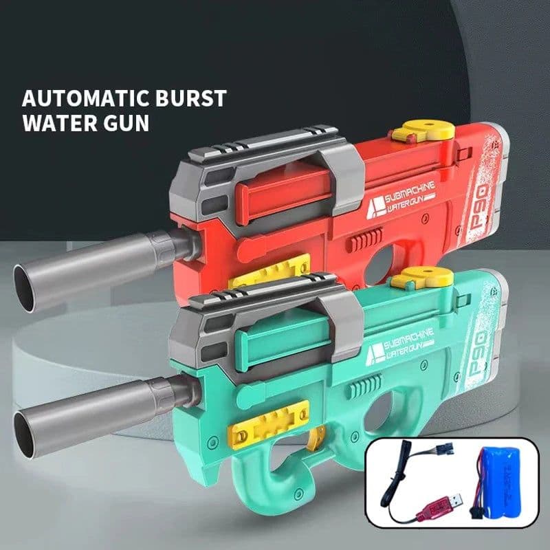 image-Automatic Electric Water Gun Toys Shark High Pressure Outdoor Summer Beach Toy Kids Adult Water Fight Pool Party Water Toy