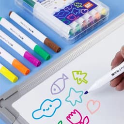 image-Children's Magic Water Floating Pen Large Capacity Erasable Color Watercolor Magnetic Levitation Pen