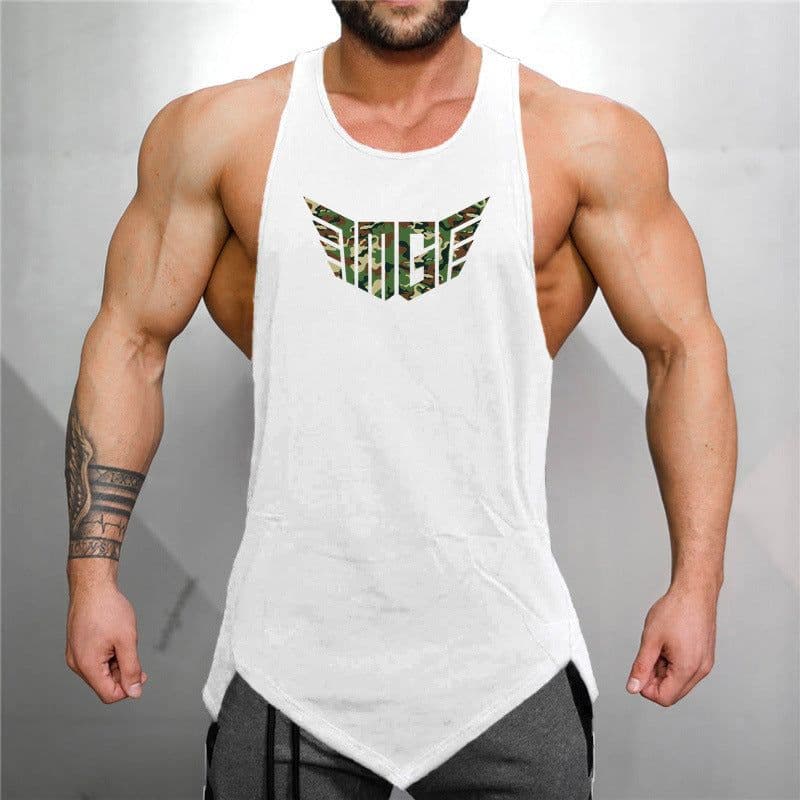 image-Camouflage Wings Muscle Men Sports Fitness Vest Casual Loose