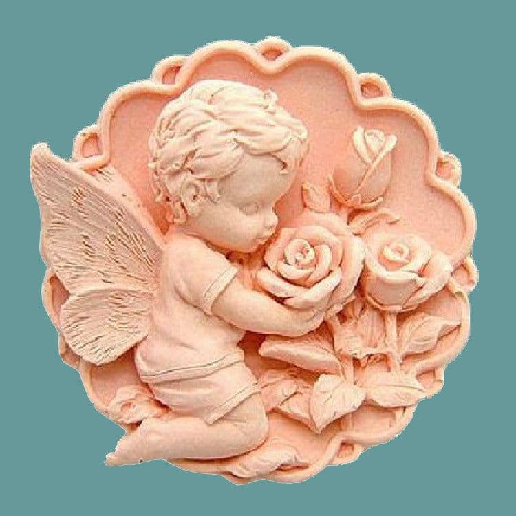 image-Soap Mouldhandmade Soap Moldsilicone Moldperfumed Soap Mouldsilicone Soap MoldROSEANGEL Silicone Mold