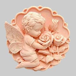 image-Soap Mouldhandmade Soap Moldsilicone Moldperfumed Soap Mouldsilicone Soap MoldROSEANGEL Silicone Mold