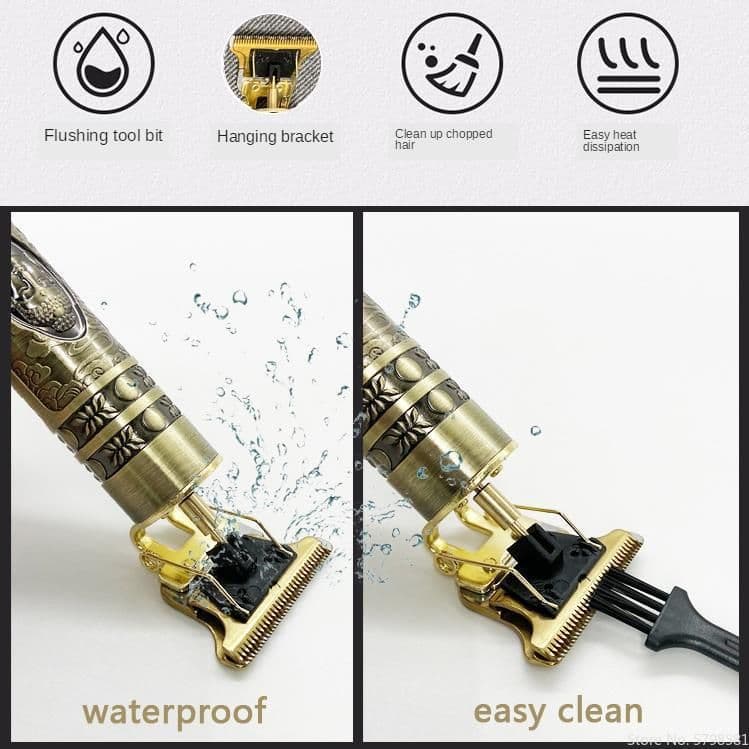 image-Hair Clipper Professional Electric Hair Trimmer Barber Shave
