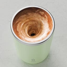 image-350ml Automatic Self Stirring Mug Coffee Milk Juice Mixing Cup Electric Stainless Steel Lazy Rotating Mug Magnetic Stirring Cup Kitchen Gadgets