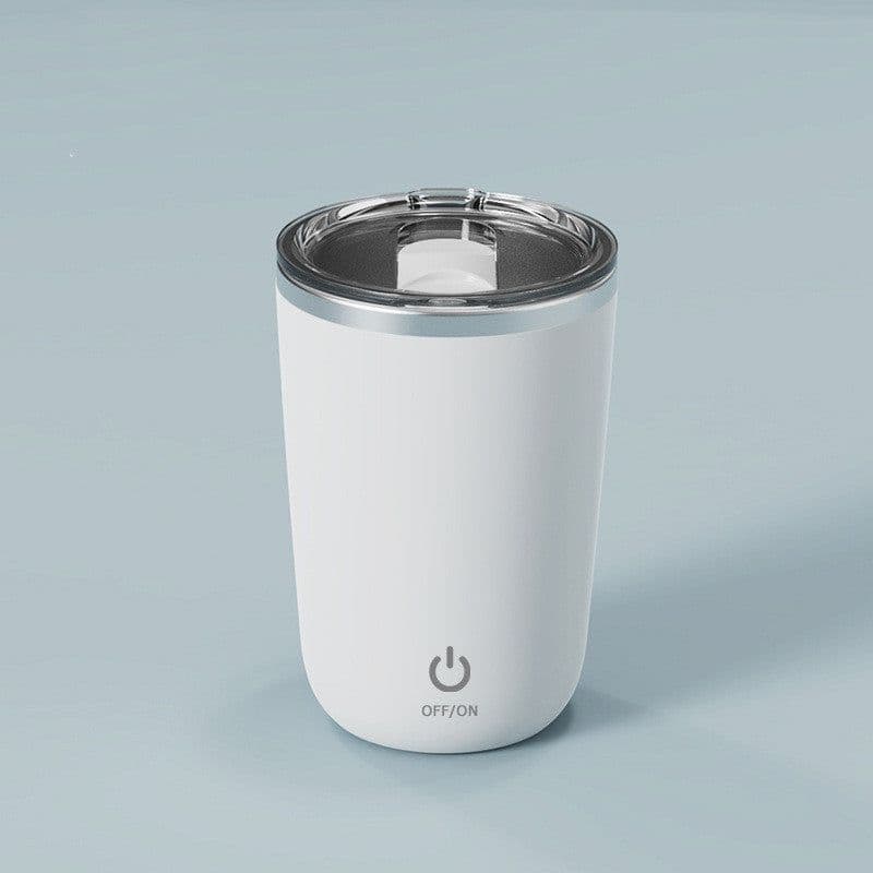 image-350ml Automatic Self Stirring Mug Coffee Milk Juice Mixing Cup Electric Stainless Steel Lazy Rotating Mug Magnetic Stirring Cup Kitchen Gadgets