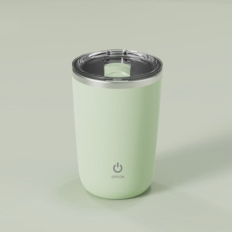 image-350ml Automatic Self Stirring Mug Coffee Milk Juice Mixing Cup Electric Stainless Steel Lazy Rotating Mug Magnetic Stirring Cup Kitchen Gadgets