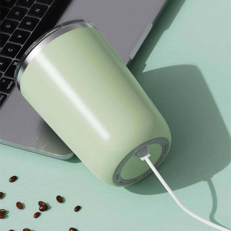 image-350ml Automatic Self Stirring Mug Coffee Milk Juice Mixing Cup Electric Stainless Steel Lazy Rotating Mug Magnetic Stirring Cup Kitchen Gadgets