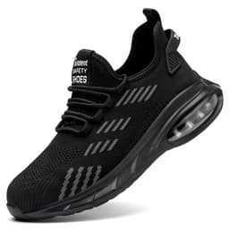 image-Anti-smashing And Anti-penetration Fly Woven Mesh Cushion Insole Lightweight Breathable And Comfortable Work Safety Shoes