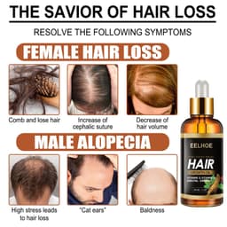 image-EELHOE Herb Hair Hairdressing Hair Care Essential Oil Hair Strong Hair Reduce Hair Loss Broken Hair Hair Care Essential Oil