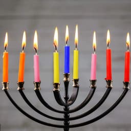 image-Christmas 100 Colorful Birthday Candles Smokeless And Tasteless Pole Candle