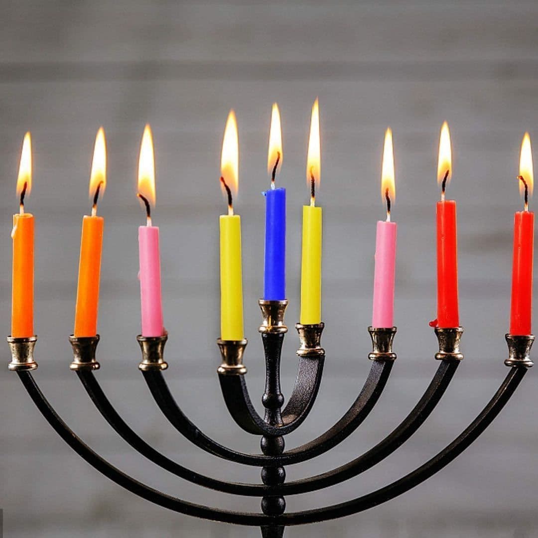 image-Christmas 100 Colorful Birthday Candles Smokeless And Tasteless Pole Candle