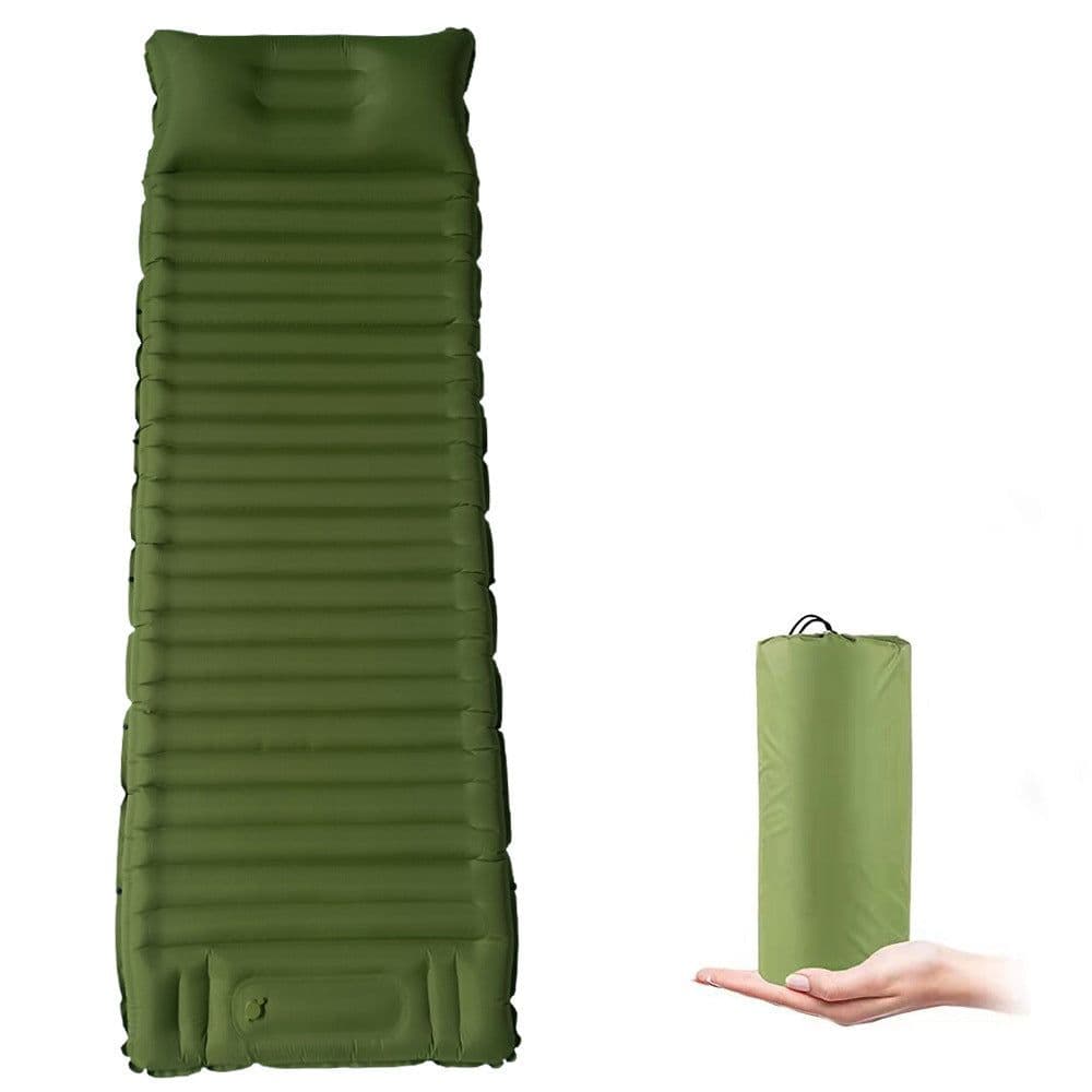 image-Outdoor Foot Can Be Spliced Airbed Portable Picnic TPU Inflatable Camping Cushion