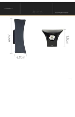 image-Outdoor Wall Lamp Waterproof Villa Garden Lamp Outdoor Aisle Light