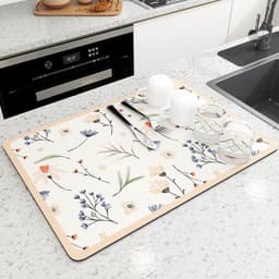 image-Kitchen Draining Mat Heat Proof Mat Teacup Mat