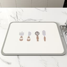 image-Kitchen Draining Mat Heat Proof Mat Teacup Mat