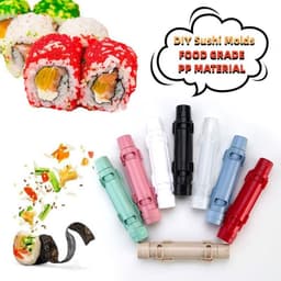 image-Kitchen DIY Sushi Making Machine Sushi Tool Sushi Maker Quick Sushi Bazooka Japanese Rolled Rice Meat Mold Bento Accessories