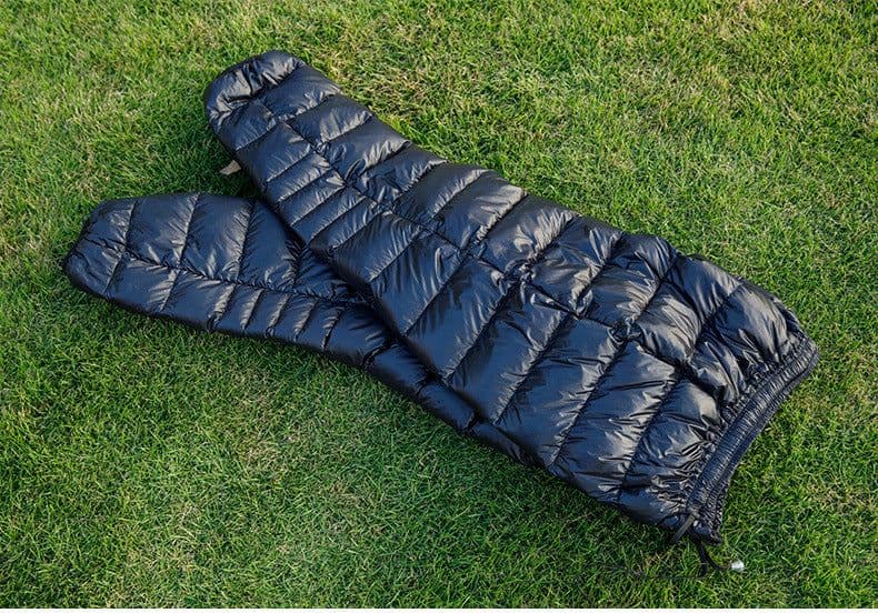 image-Outdoor Waterproof Inner Wear Men Women Mountaineering Camping Warm Winter White Goose Sweat Pants