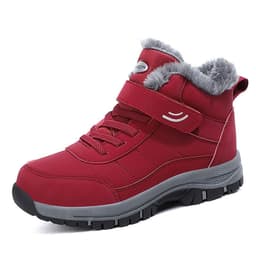 image-New Shoes For The Old Autumn And Winter High-top With Velvet Thick Cotton Shoes Non-slip Sneakers Mother Snow Boots