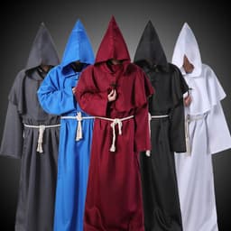 image-Halloween Costume Medieval Friar Wizard Costume