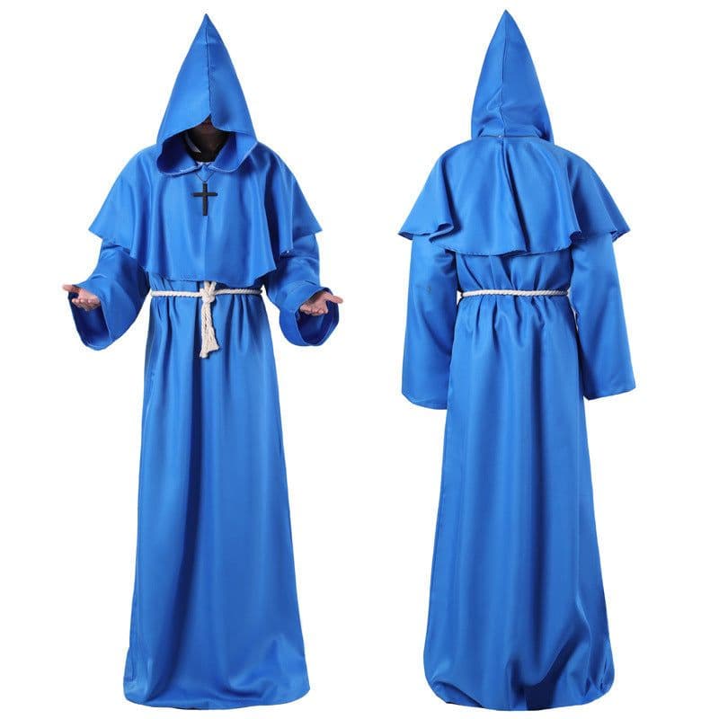 image-Halloween Costume Medieval Friar Wizard Costume