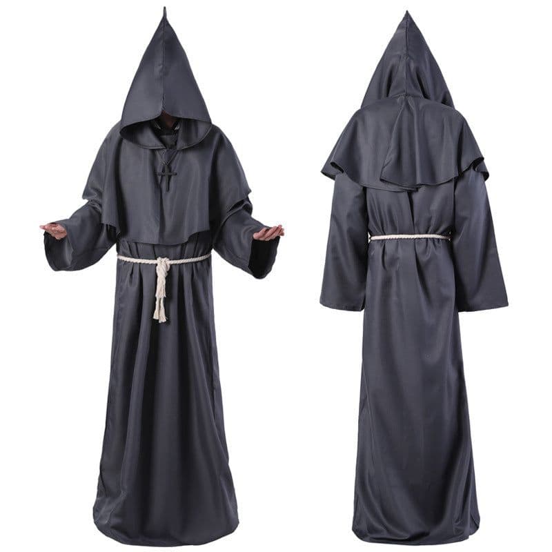 image-Halloween Costume Medieval Friar Wizard Costume