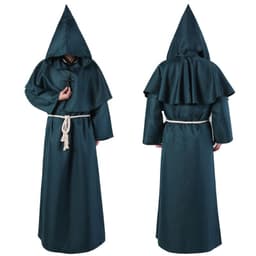 image-Halloween Costume Medieval Friar Wizard Costume
