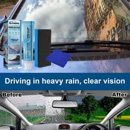 image-Car Windshield Glass Decontamination Rainproof Oil Film Remover