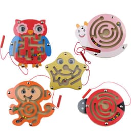 image-Wood Magnetic ThinkFun Amaze Children's Small Maze Early Childhood Educational Toys