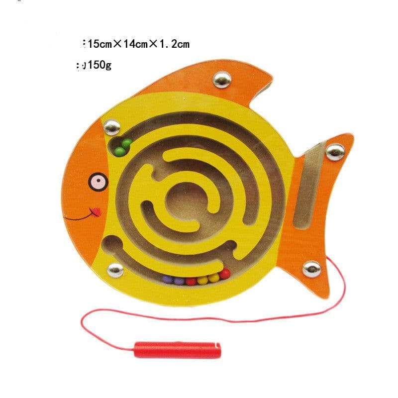 image-Wood Magnetic ThinkFun Amaze Children's Small Maze Early Childhood Educational Toys