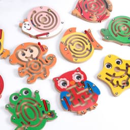 image-Wood Magnetic ThinkFun Amaze Children's Small Maze Early Childhood Educational Toys
